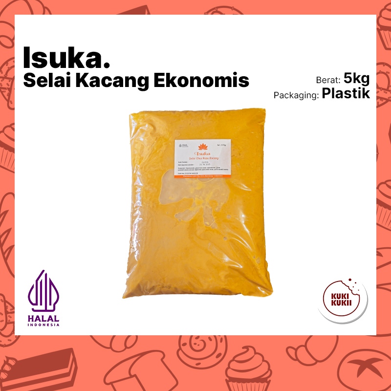 

Selai Kacang Pindekas 5kg EKONOMIS Isuka | Pindekas Murah Isuka 5 kg | Peanut Butter Jam