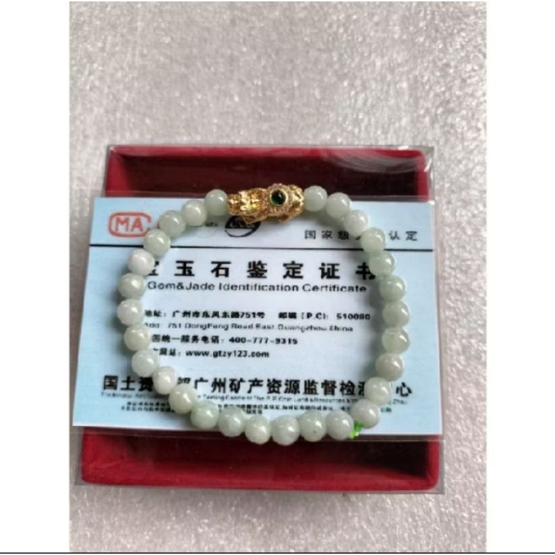 Gelang giok burma grade A