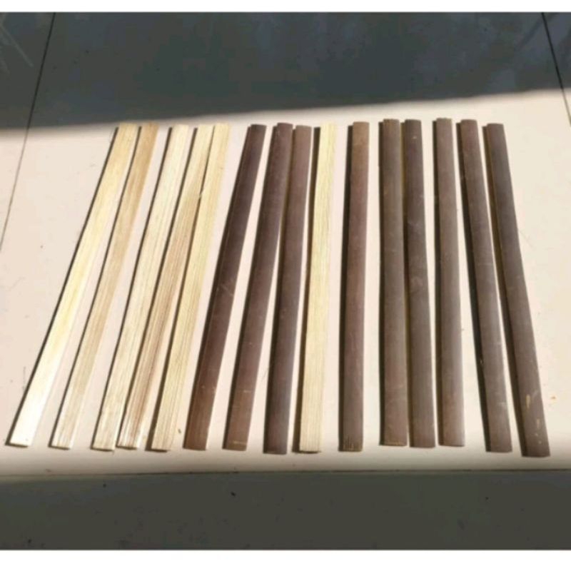 bilah bambu hitam bersih halus_bambu Wulung bahan kerajinan/1bilah