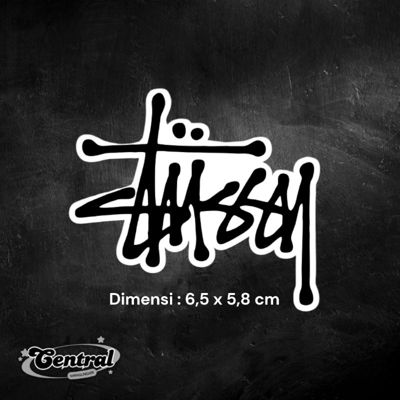 

Stiker Logo Brand Stussy Aesthetic Sticker Photo Paper Stussy