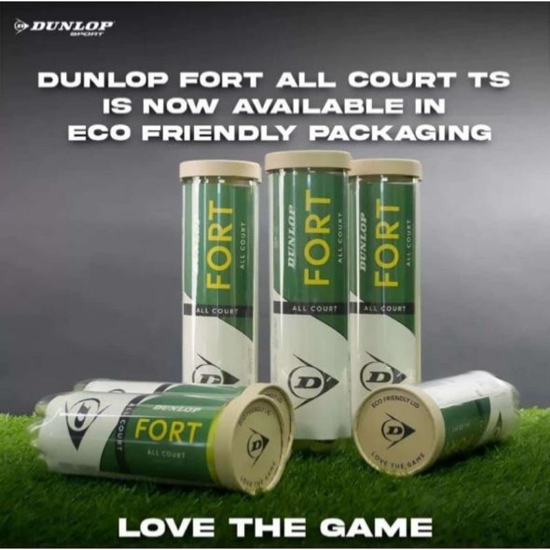 Dunlop Fort 4 - Bola Tenis Terlaris Isi 4 Per Pack