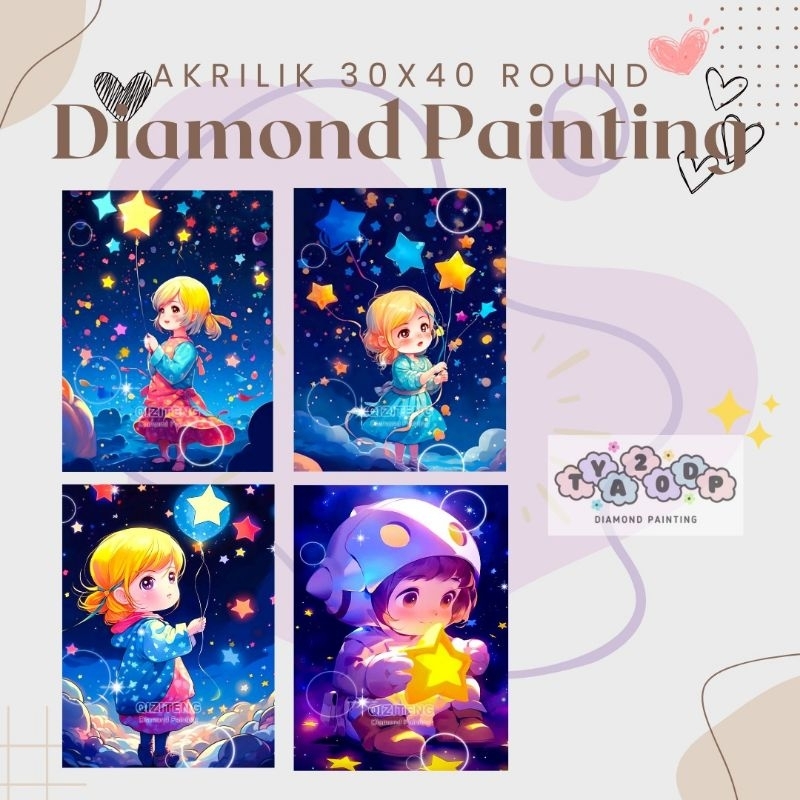 

AKRILIK ROUND 30X40 DIAMOND PAINTING