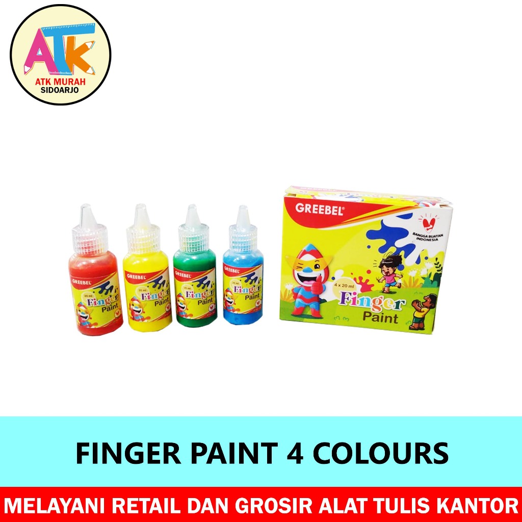 

CAT TANGAN - FINGER PAINT 4 COLOURS