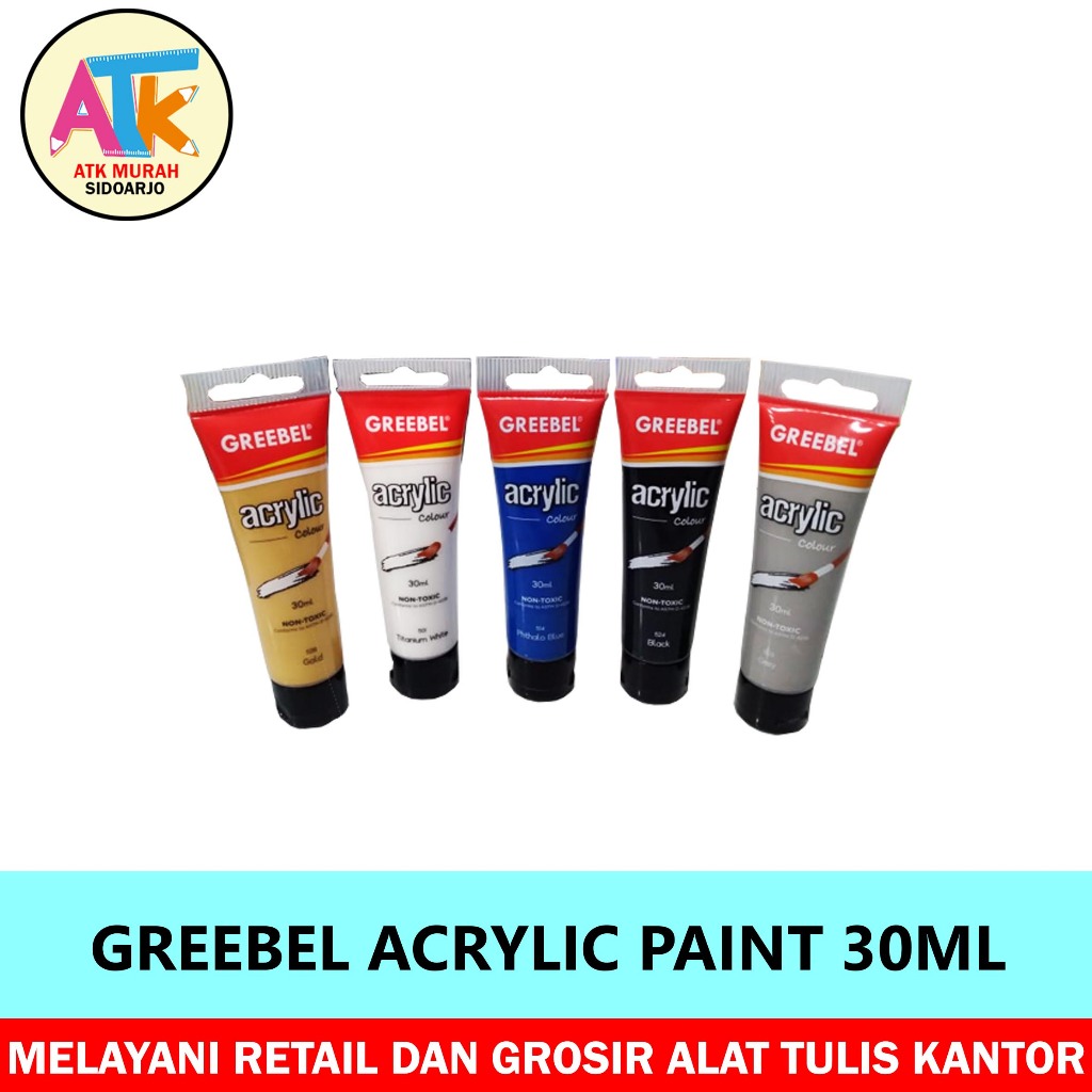 

CAT AKRILIK - GREEBEL ACRYLIC PAINT 30ML