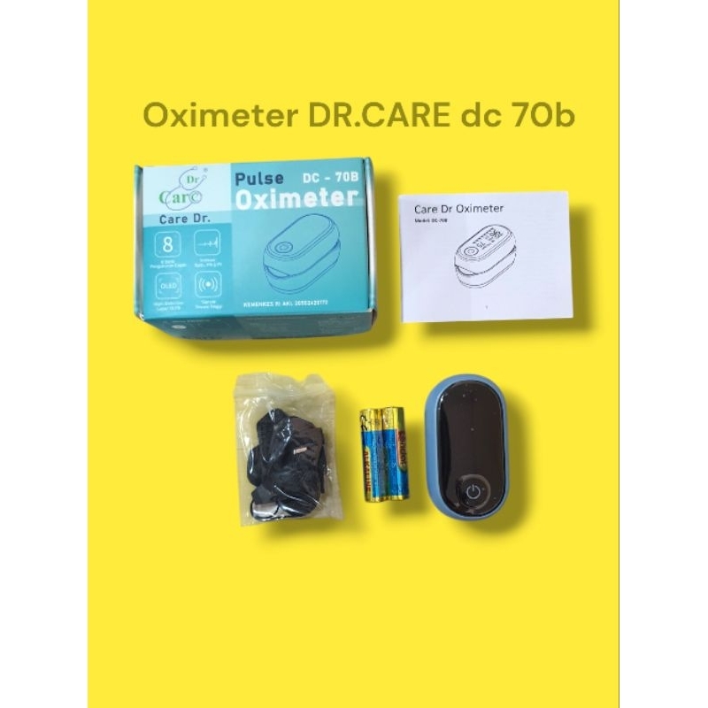 finger tips pulse oxymeter dr care / saturasi oksigen / oximeter