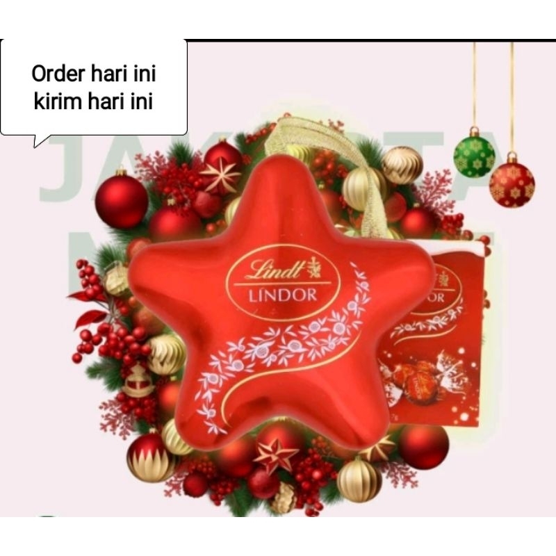 

Coklat Lindor Star edisi Natal isi 3 pc