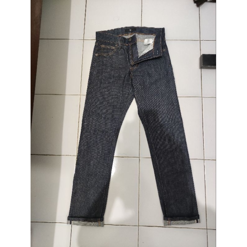 Jeans Uniqlo Selvedge Second Original
