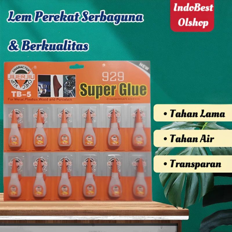 

Lem Tetes Lem Korea Instant Cyanoacrylate Glue Lem Korea Serbaguna Lem Perekat