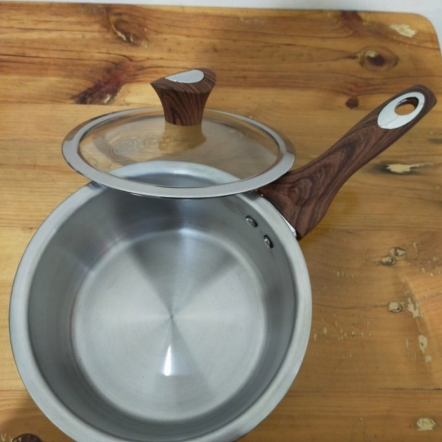 Panci Supra Premium 18cm Sauce Pan Stainless Steel Panci susu