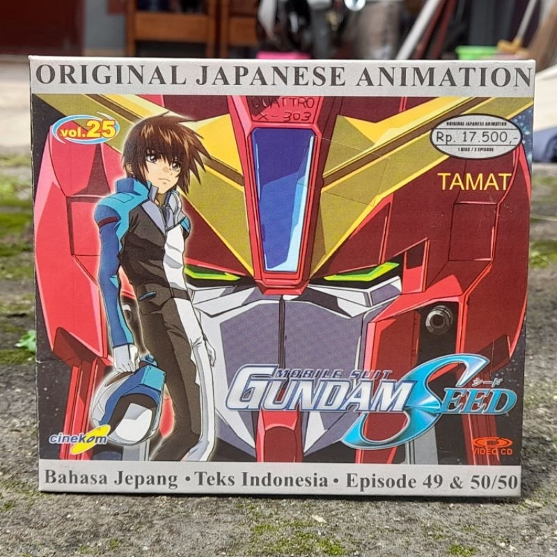 Mobile Suit Gundam SEED Vol. 25 END Japanese Animation (2004) 1 Disc ORIGINAL Sunrise Teks INDONESIA