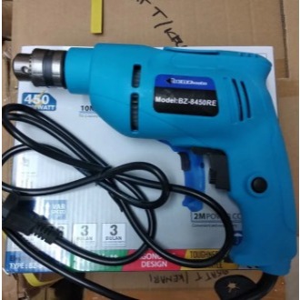 Mesin Bor Listrik 10mm BENZ BZ-8450 RE / Mesin Bor Besi Kayu Benz