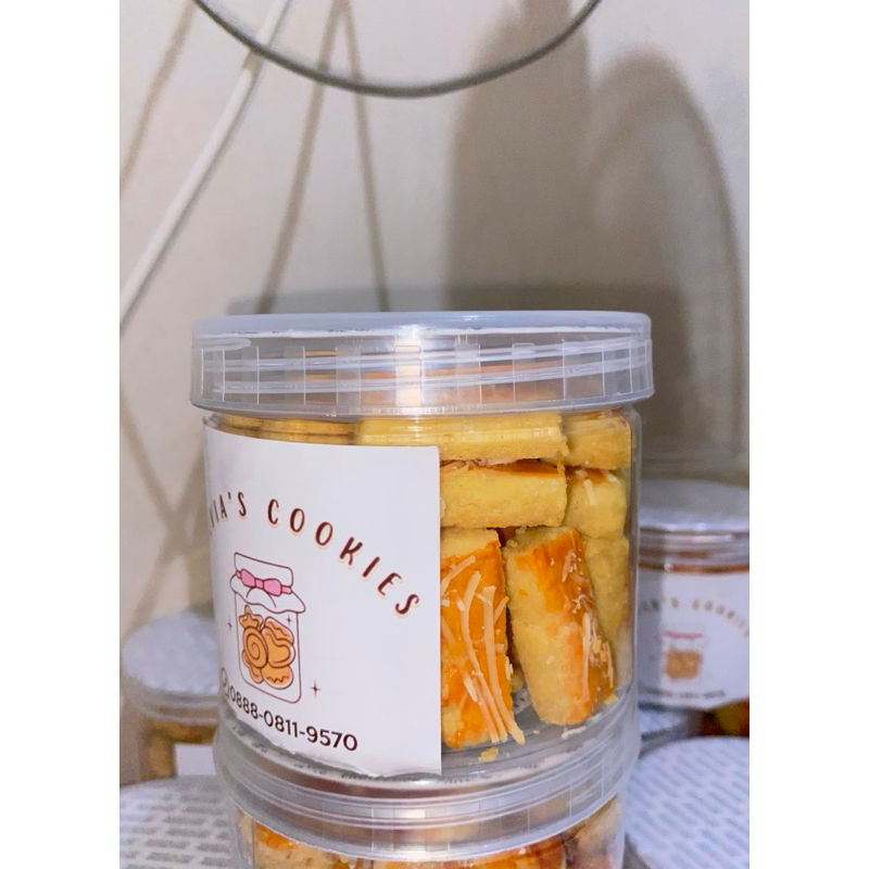 

Terenak kue kering kastangel keju toples 500ml dan 250gr