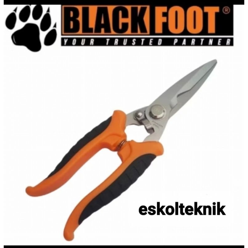 

Gunting Serbaguna 8/Gunting Besi Stainless 8 inch/Iron Sheet Scissors 8" BLACKFOOT 100% ORIGINAL