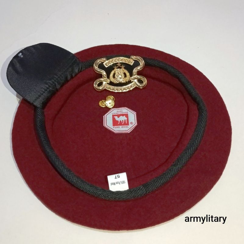 BARET RESKRIM DAN EMBLEM LOGAM MIROR TIMBUL POLRI