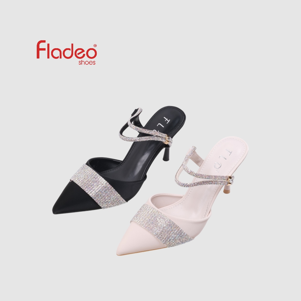 Fladeo L24/LDFH837-1EL/Sepatu Heel Tali Wanita [ Sling Back Heels Shoes ]