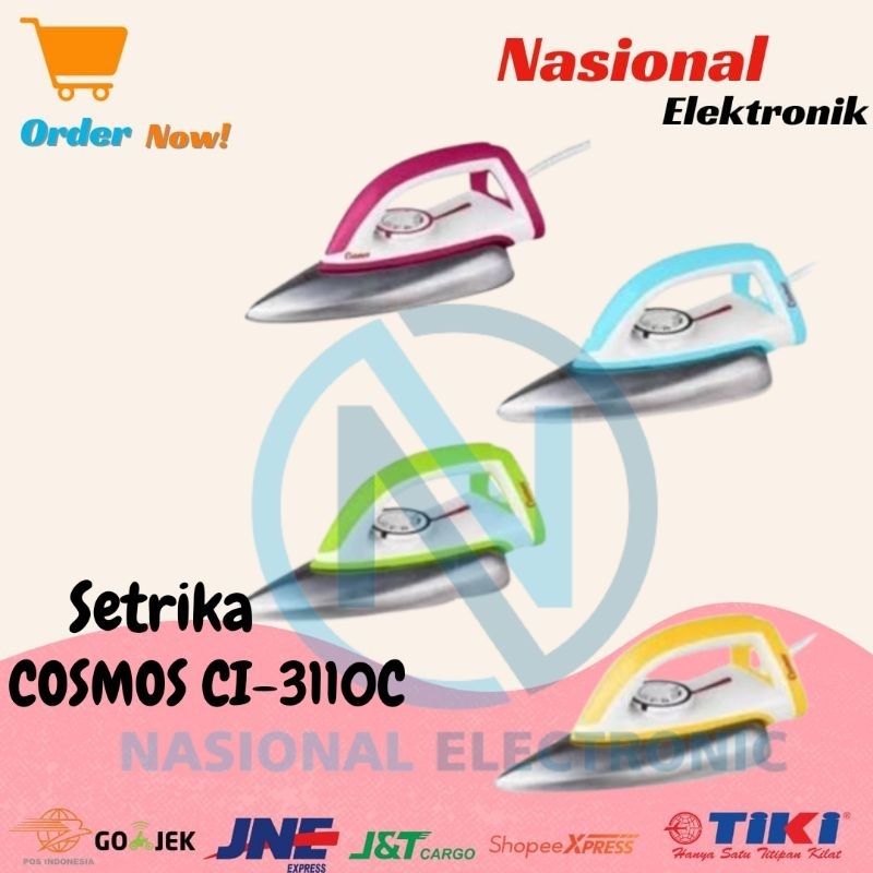 SETRIKA COSMOS CI-3110C/GOSOKAN COSMOS CI3110C/IRON COSMOS CI 3110C/SETRIKA LISTRIK COSMOS CI-3110C