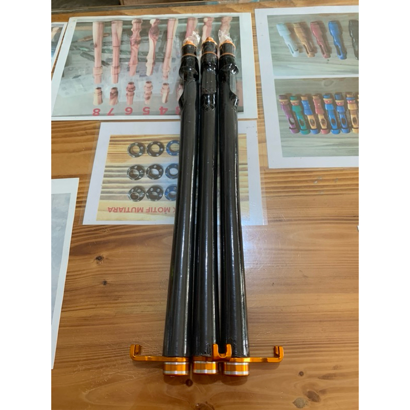 SET LENGKAP GAGANG JORAN BUSA EVA + REEL SEAT VSS FUJI SIZE 16MM