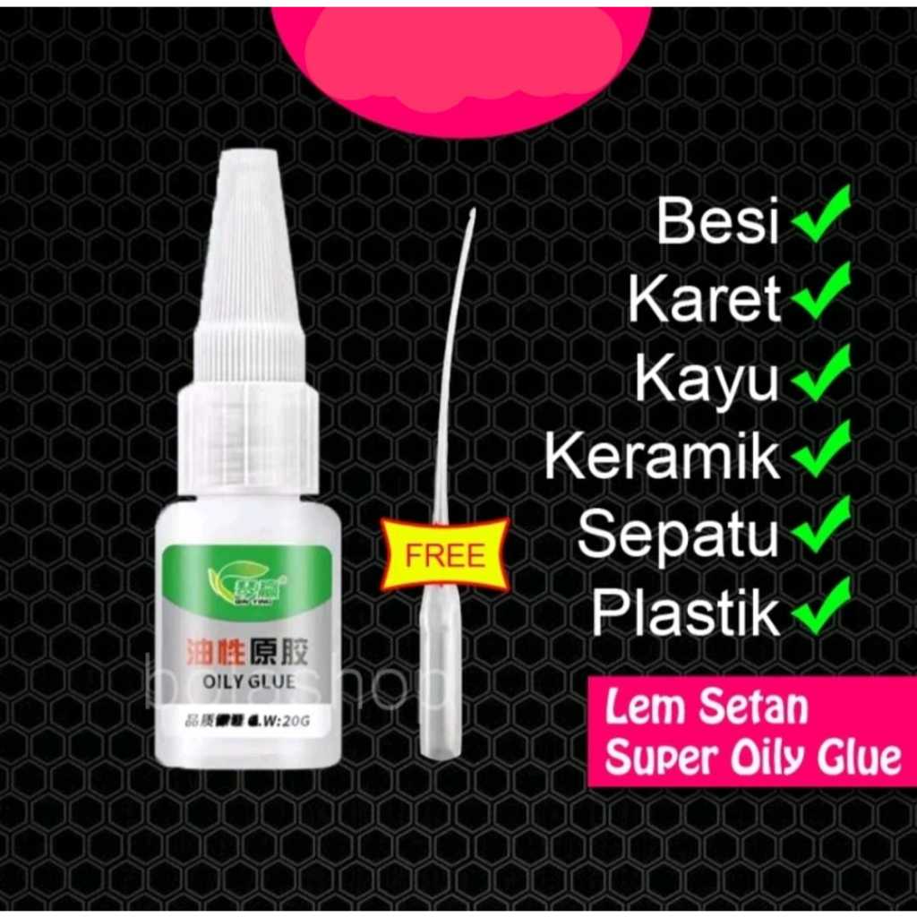 

Lem Setan Super Oily Glue Perekat Kuat