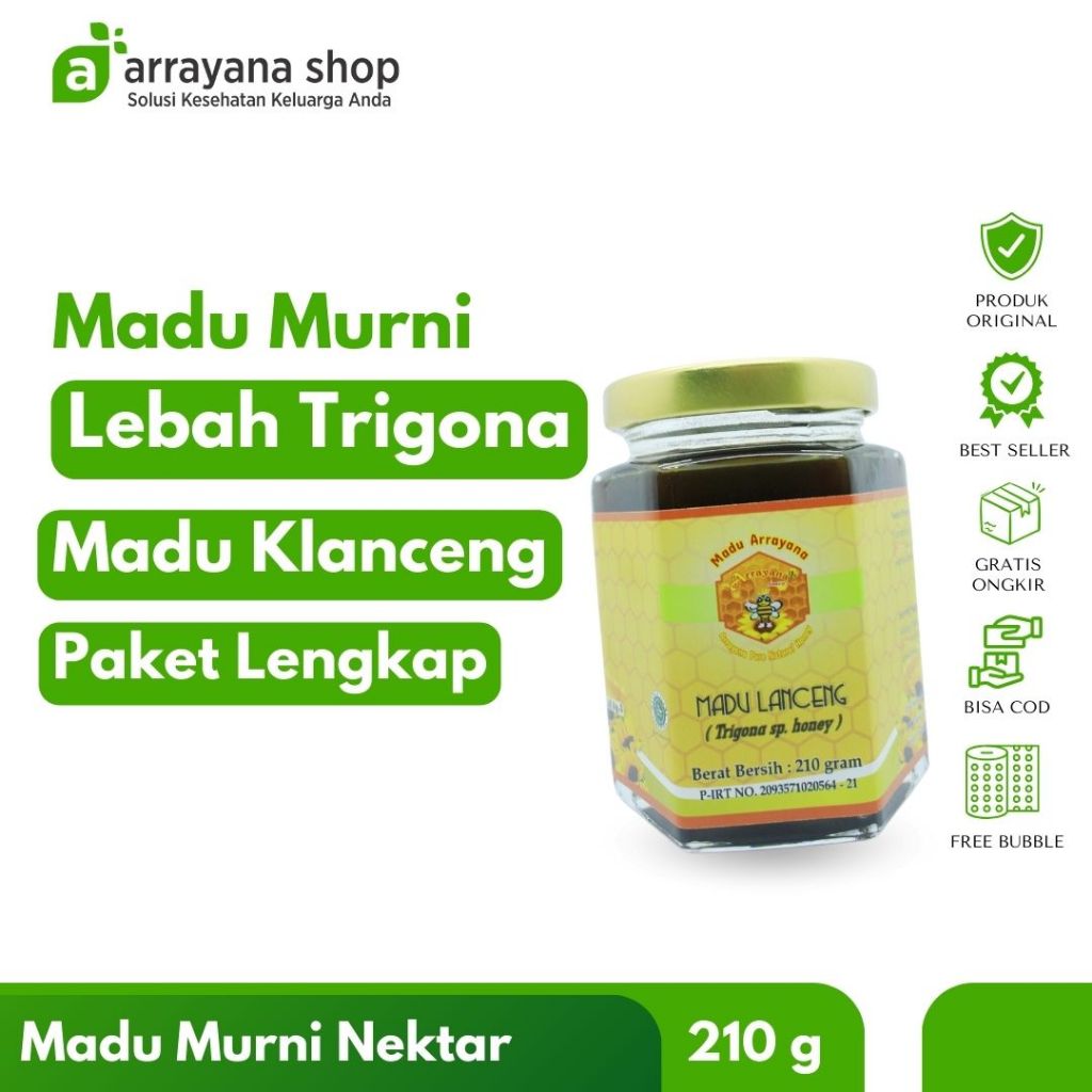 

Madu Asli (Raw Honey) Klanceng / Madu Trigona Sp/Asam Manis