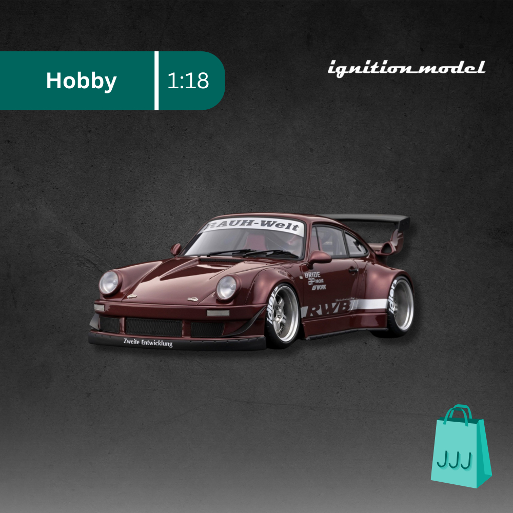 Ignition Model / 1:18 Porsche RWB 930 Dark Red / Diecast