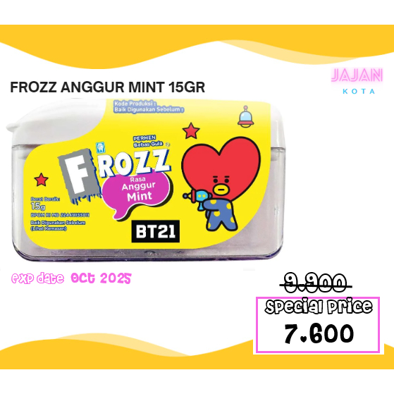 

Frozz Permen Anggur Mint 15 gram