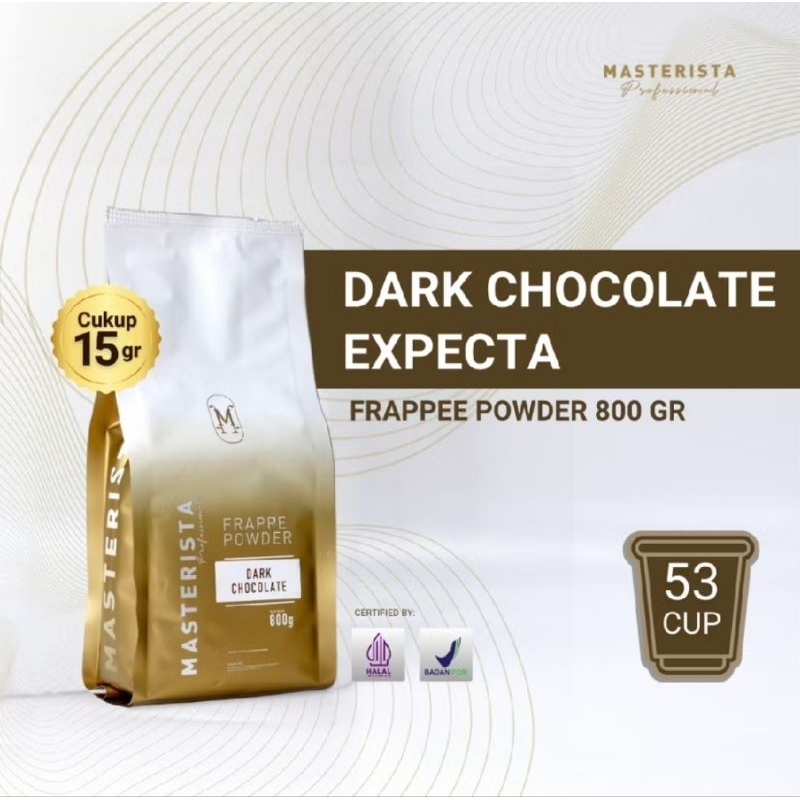 

Bubuk minuman masterista dark chocolate
