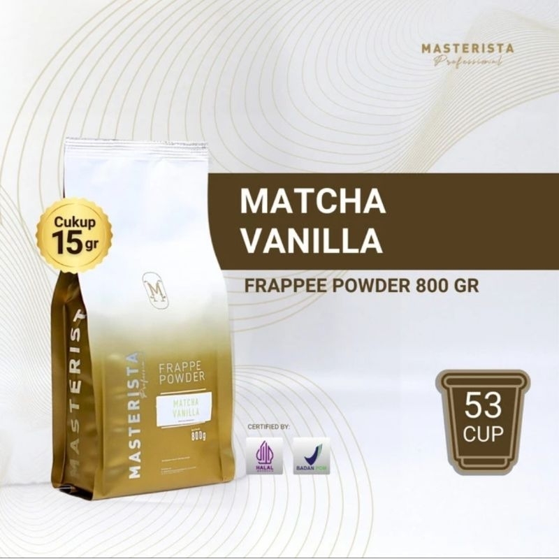 

Bubuk minuman masterista matcha vanilla 800 gr