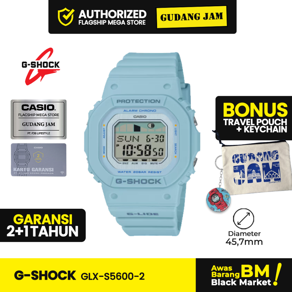 Jam Tangan G-Shock GLX-S5600-2DR GLX-S5600-2D GLX-S5600 GLXS5600 GLX S5600