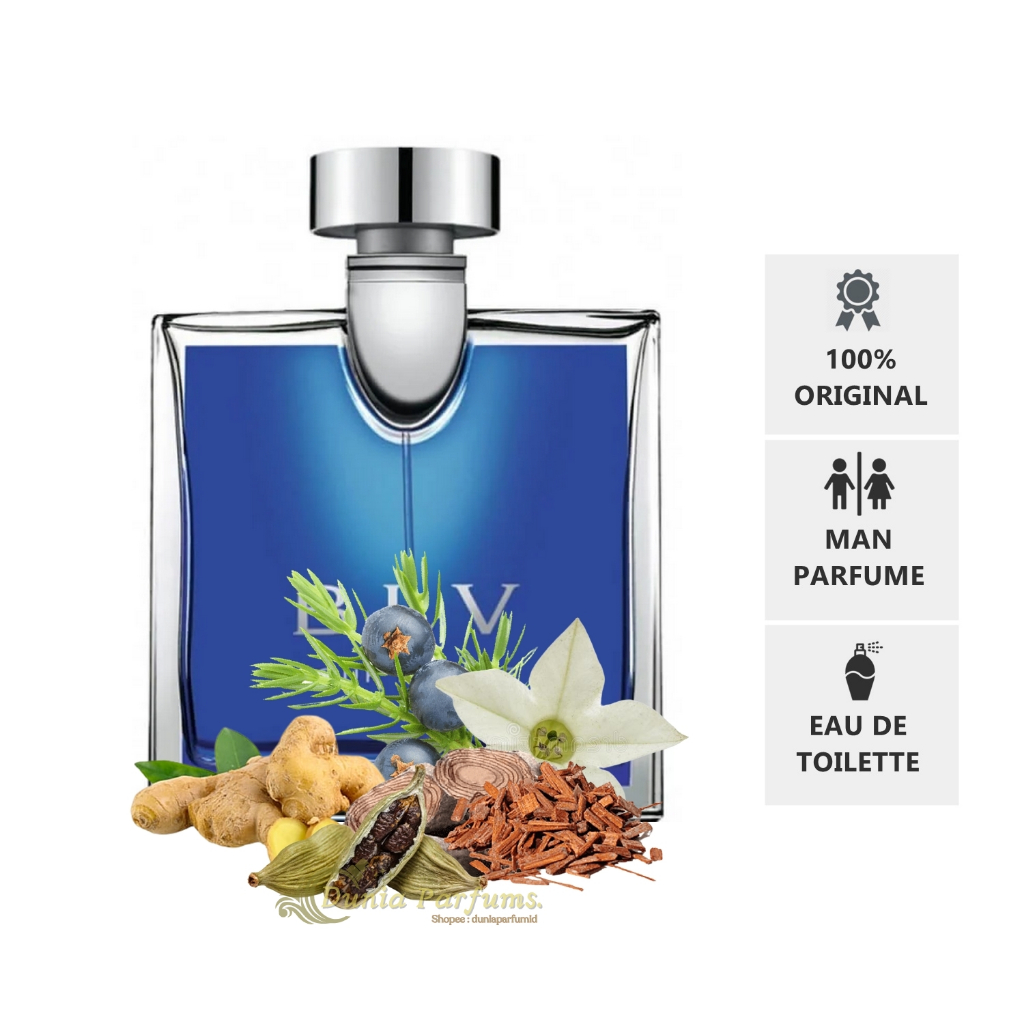 BLVG BLV Blue Man EDT (Eau De Toilette) Spicy Woody Fragrance 100ml