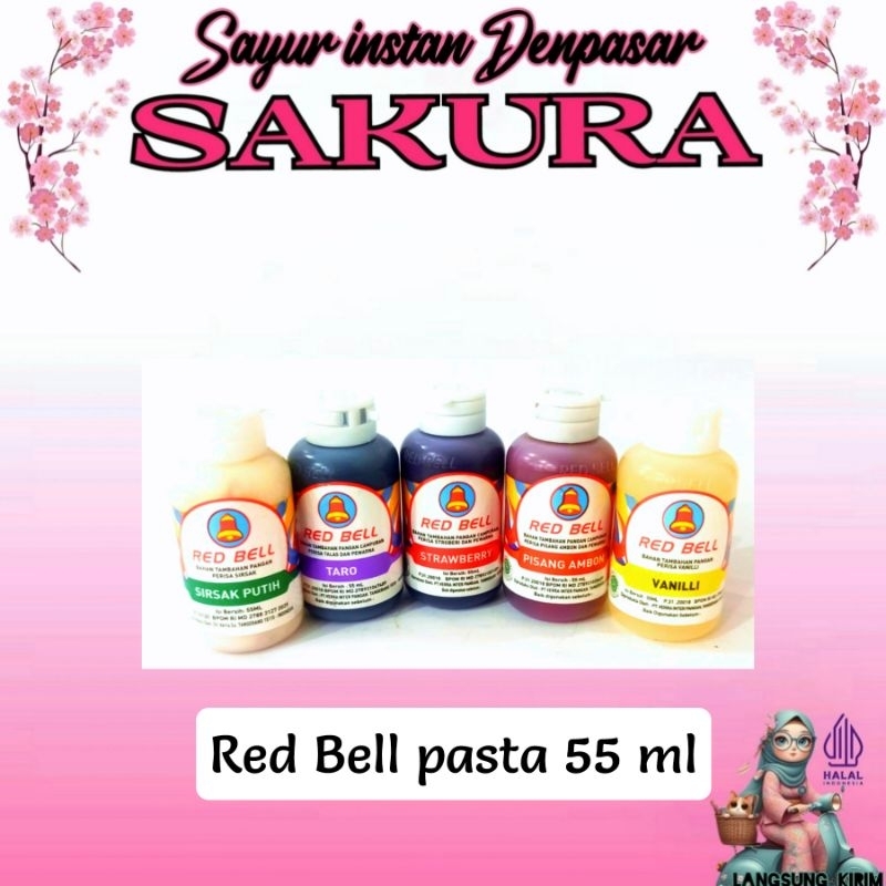 

Red Bell pasta perasa 55ml All varian _ Sakura