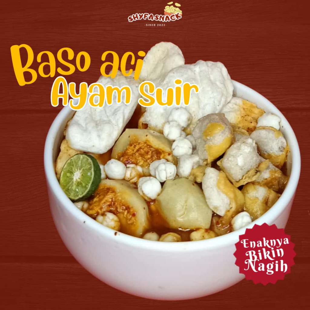 

BASO ACI AYAM SUIR SHYFA SNACK