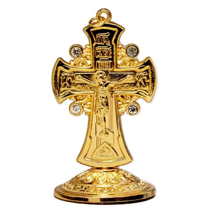 Salib mini Salib dasbor mobil salib duduk mini salib benediktus salib premium salib duduk besi salib