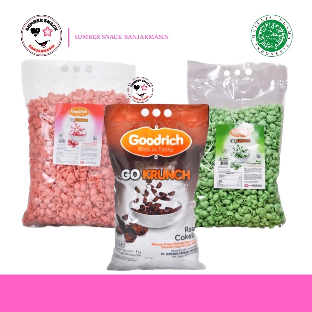 

Goodrich Go Krunch Sereal (1kg) (3 Varian Rasa)