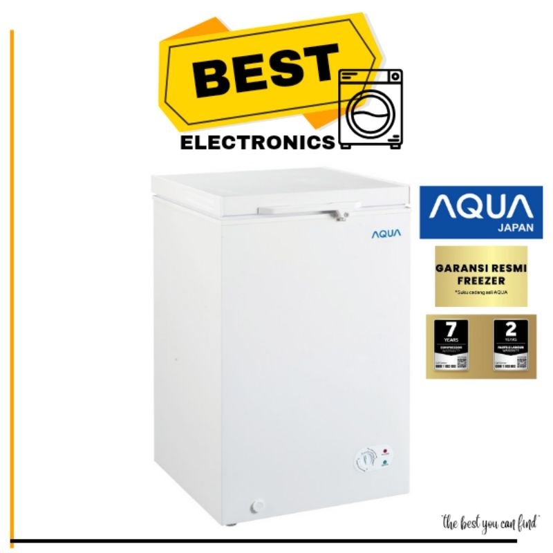 Chest Freezer AQUA AQF 110FA AQF110FA 110FA 110 FA 110 Freezer Box AQUA Freezer Daging
