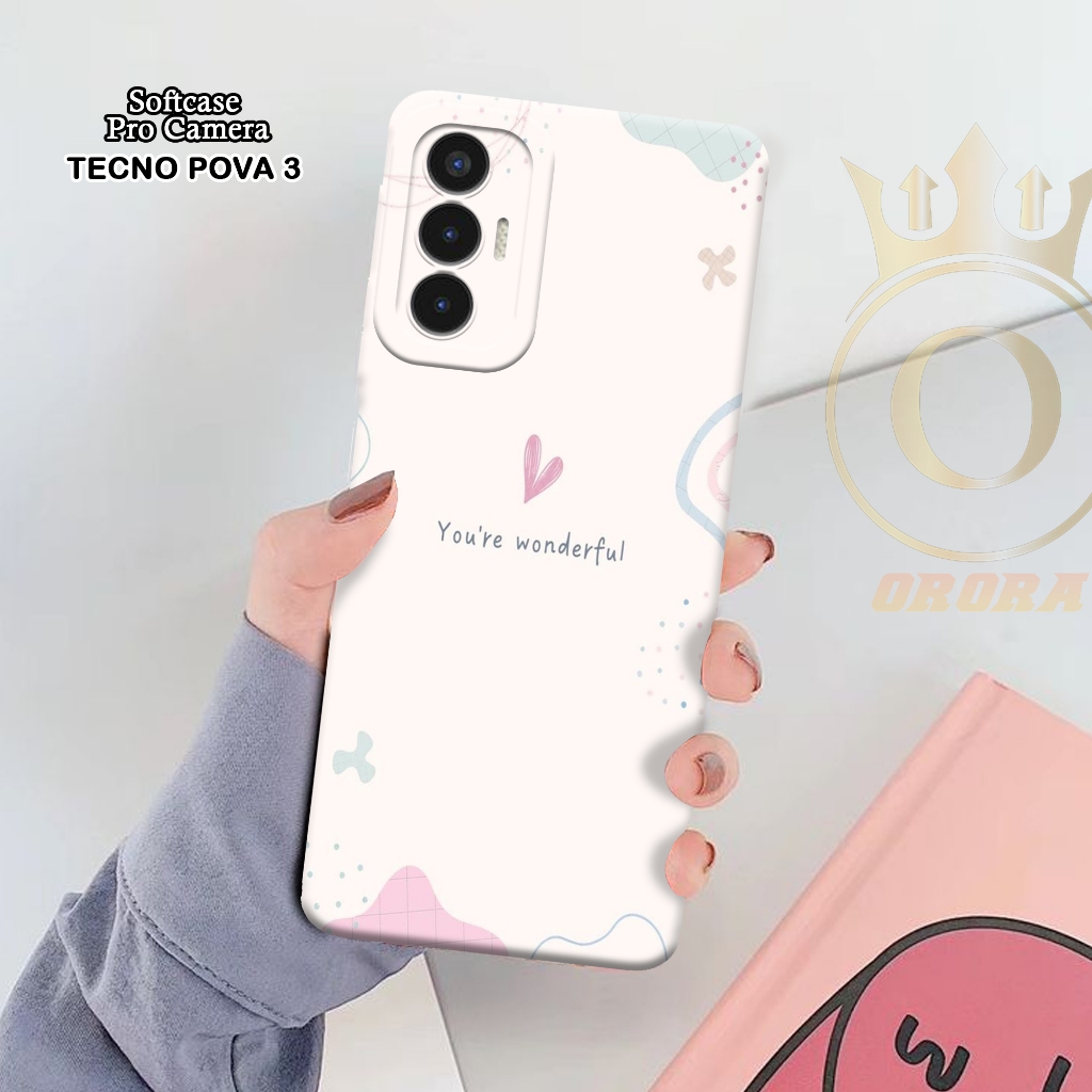 Softcase Tecno Pova 3 - ORORA  - Casing Tecno Pova 3 - Motif case CARTOON - Tecno - Softcase Tecno P