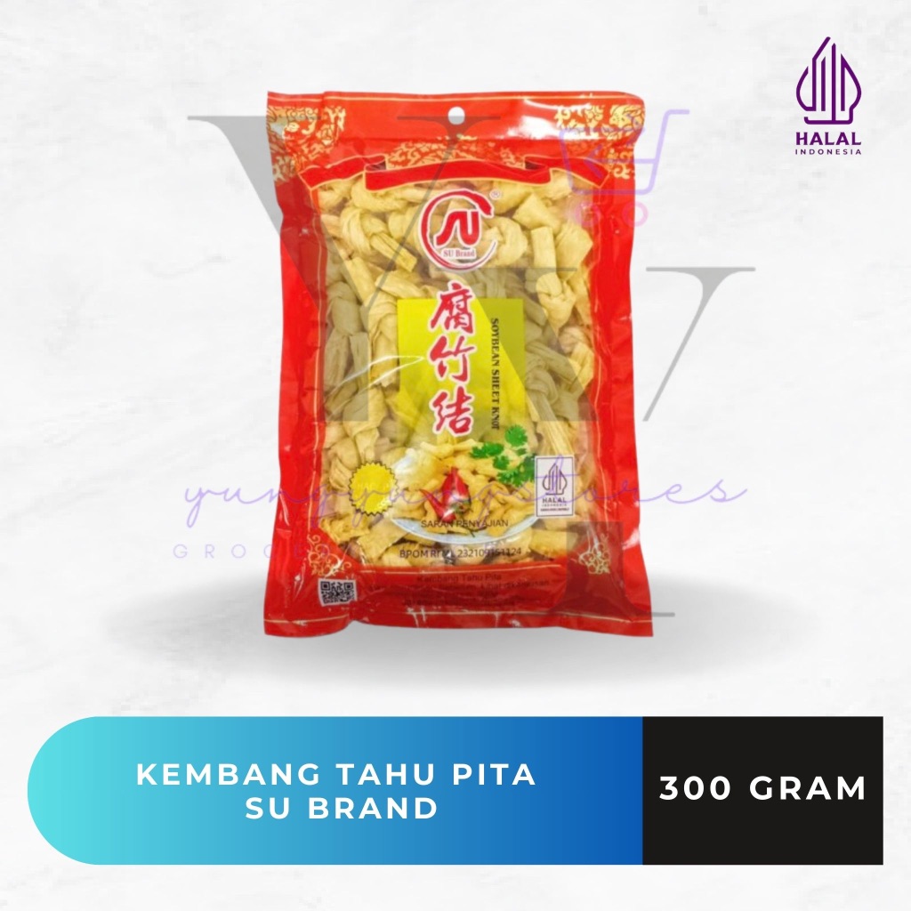 

Kembang Tahu Pita / Soybean Sheet Knot SU Brand 300 gram