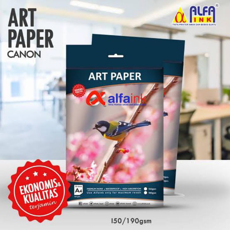 

Alfa Ink Art Paper A4 190gsm