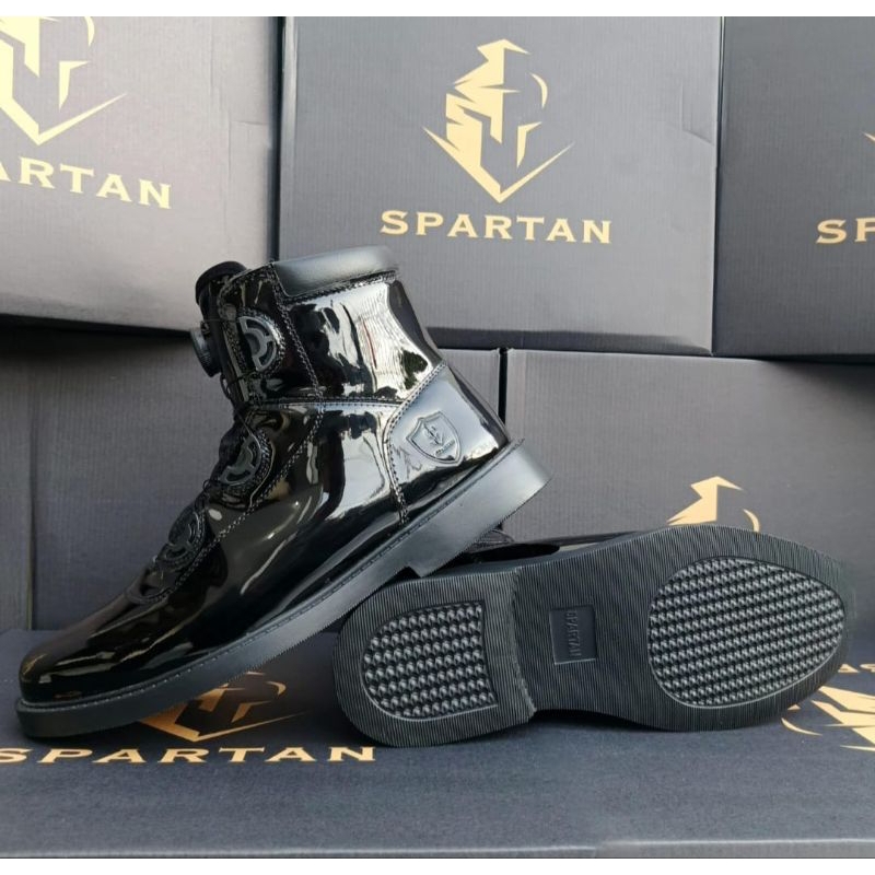 TERMURAH SEPATU PDH SPARTAN MIDTRACK TALI PUTAR GILAP ORIGINAL
