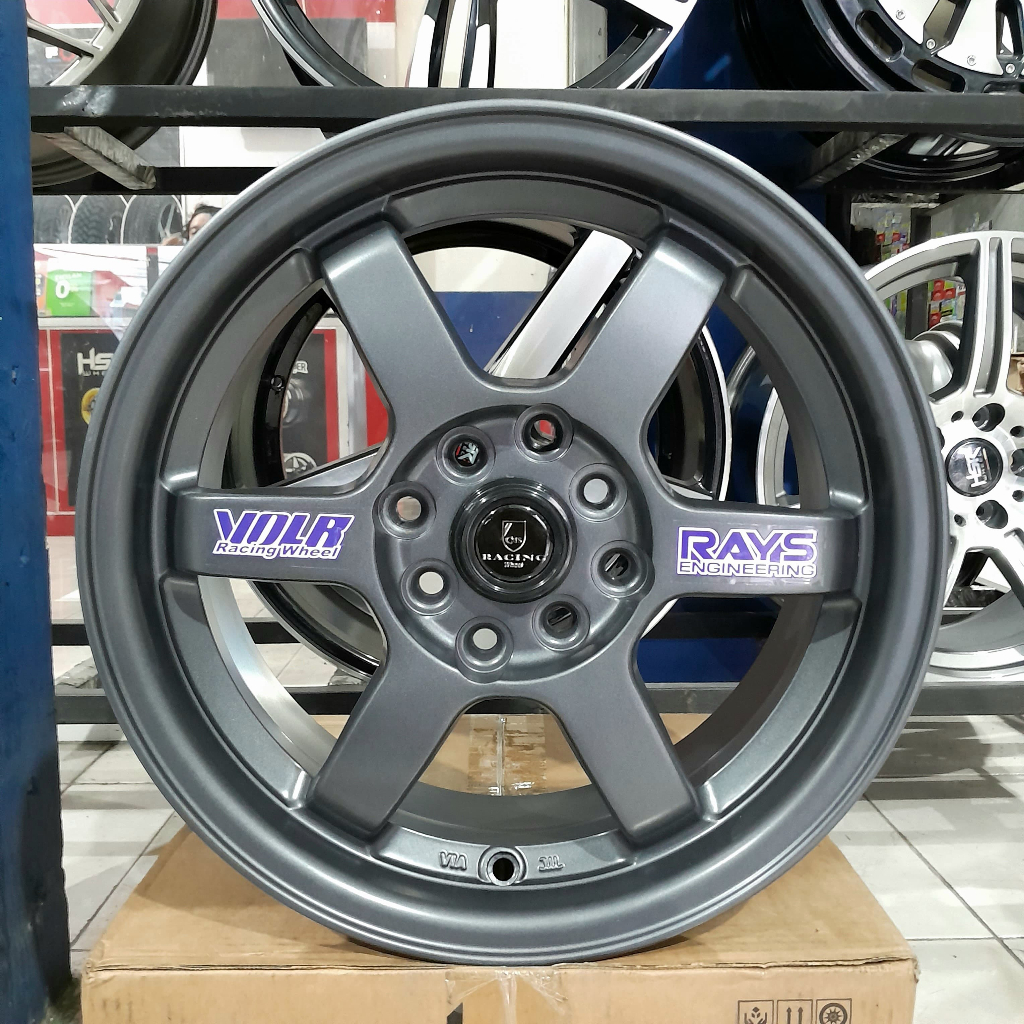 Velg mobil ring 15 te37 ring 15 grey avanza livina confero evalia spin mirage swift freed dll