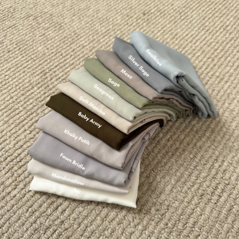 Sheyourfitme - Hijab Malay Scarf 4 Oval - Hijab segiempat syar'i - Kerudung syar'i