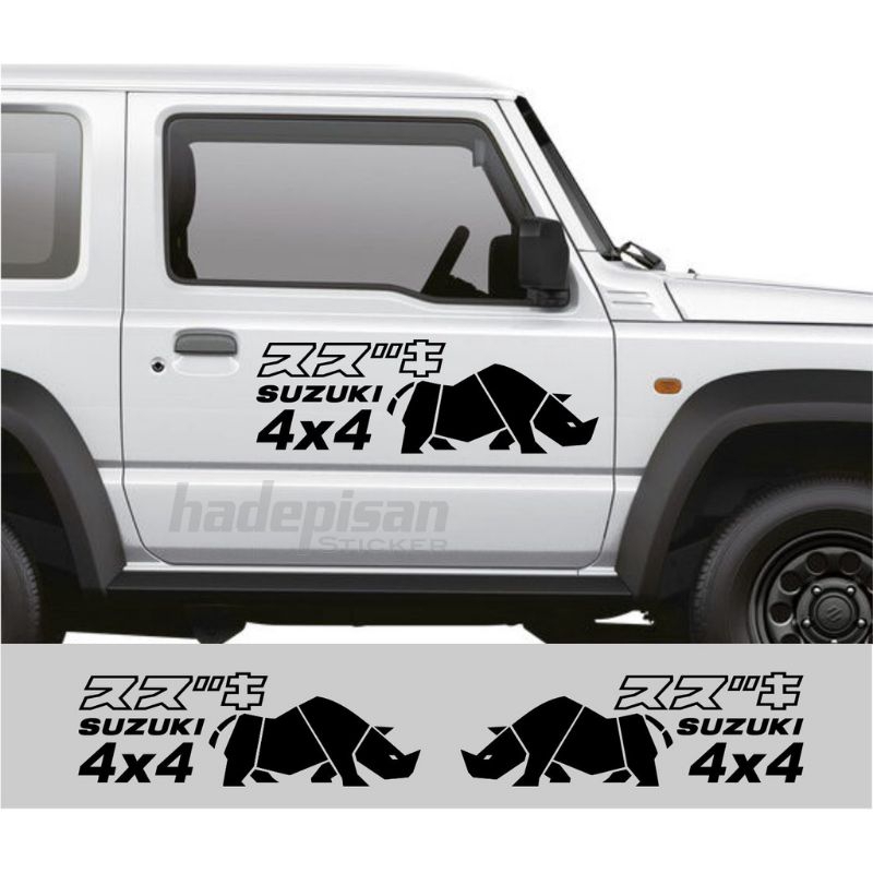 Sticker mobil Jimny badak sticker terlaris mobil Suzuki Jimny badak stiker mobil Jimny badak