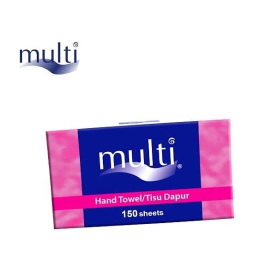 Tisu Dapur MULTI Hand Towel 150's Set isi 2 pak