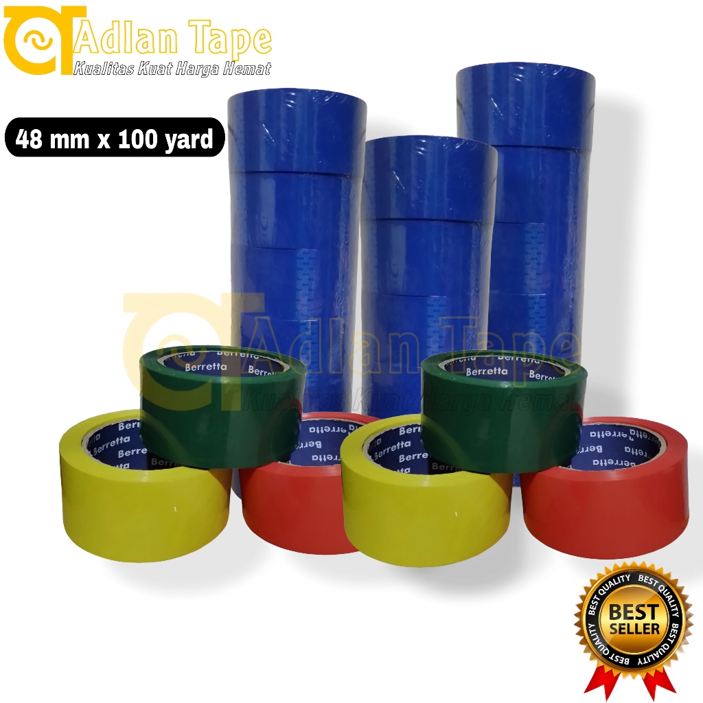 

Lakban Warna Warni 48 x 100 Yard OPP COLOR Tape