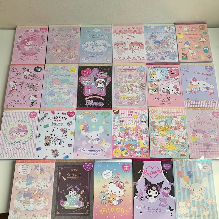 

Memopad 8 Design Notes Notepad Catatan Kecil Buku Notebook Sanrio Kuromi Cinnamoroll My Melody Hello Kitty Lucu Unik Kado Hadiah Gift DF94255