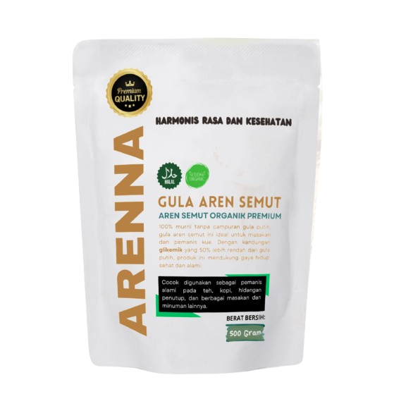 

Arenna Gula Aren Semut Organic Premium 500 Gram