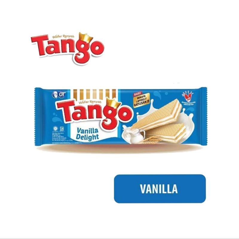 

Tango Wafer Renyah Vanilla Delight 110g - Pcs