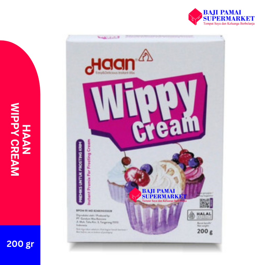 

HAAN WIPPY CREAM 200GR