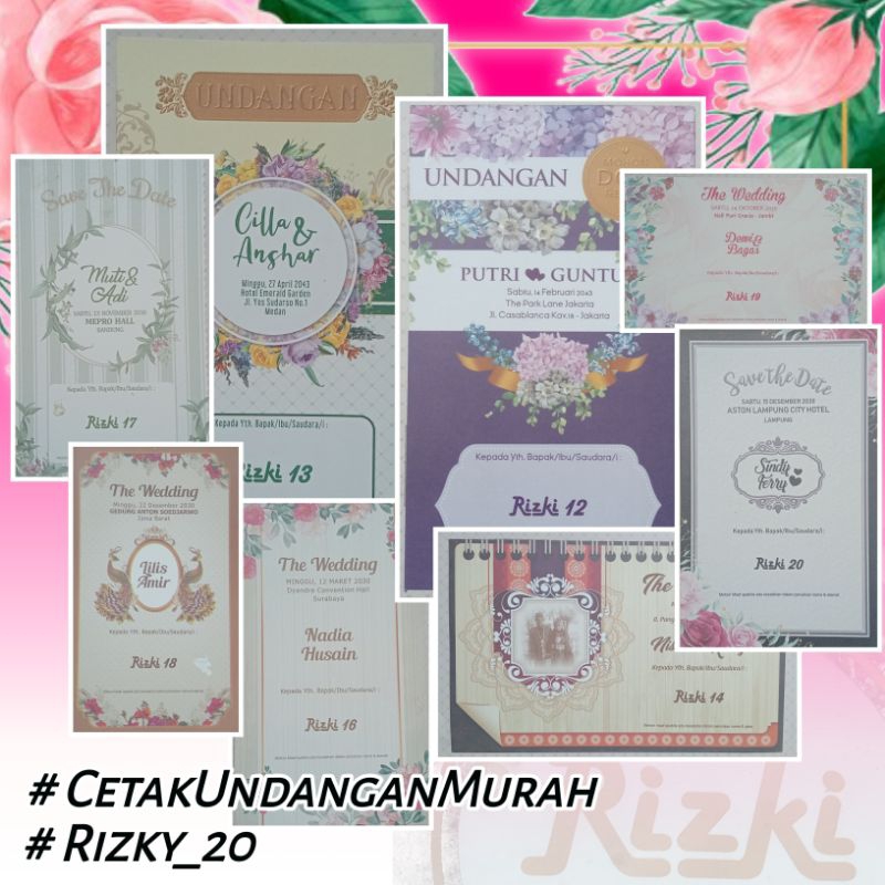 Cetak Undangan Murah ( Pernikahan , Khitan , Walimatul Khitan , Walimatul Ursy )