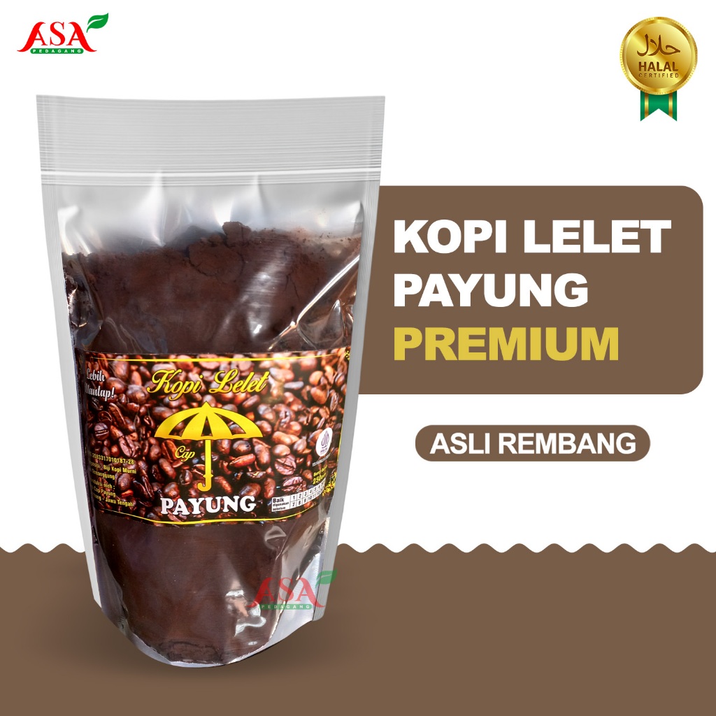 

Kopi Lelet Cap Payung Premium 250 Gram Lasem Rembang Asli Original