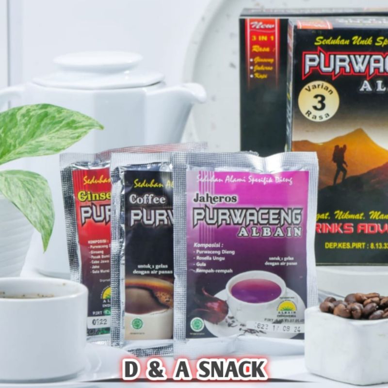 

Purwaceng 3in1 - Travel Pack Minuman Herbal Khas Dieng Wonosobo